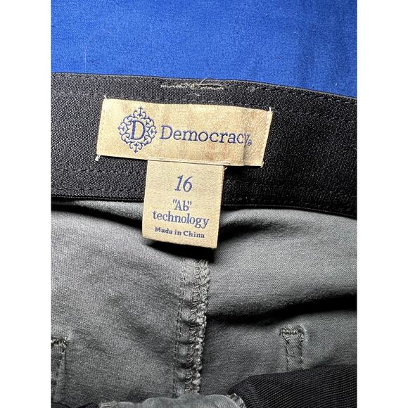 Democracy Ab technology green roll up cargo jeans womens 16 utility camping - Picture 4 of 9